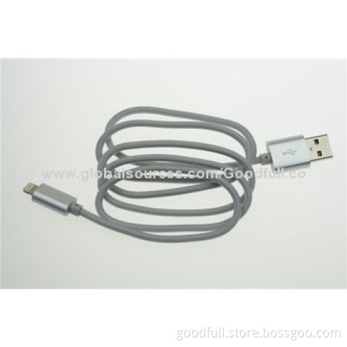 Aluminum Alloy Cable with USB2.0 Interface with RoHS, CE Marks